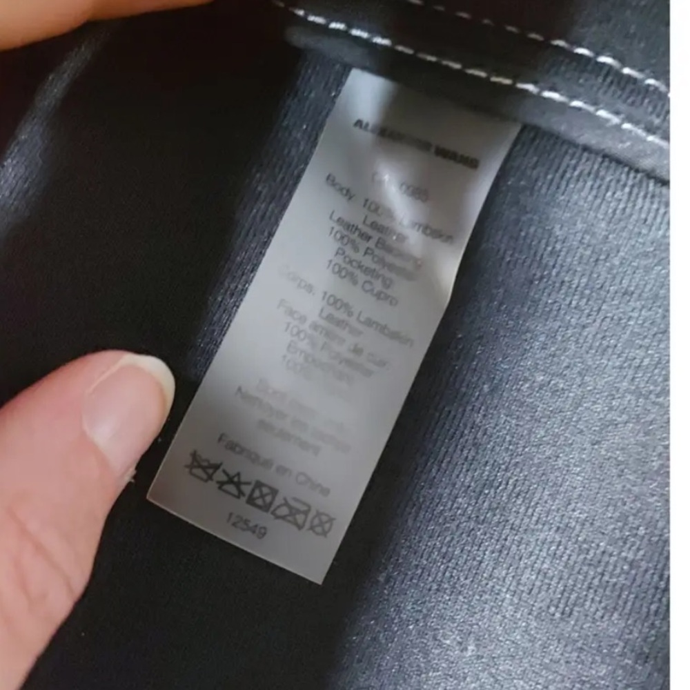 New T Alexander Wang Grey Leather Jacket - Picture 6 of 13